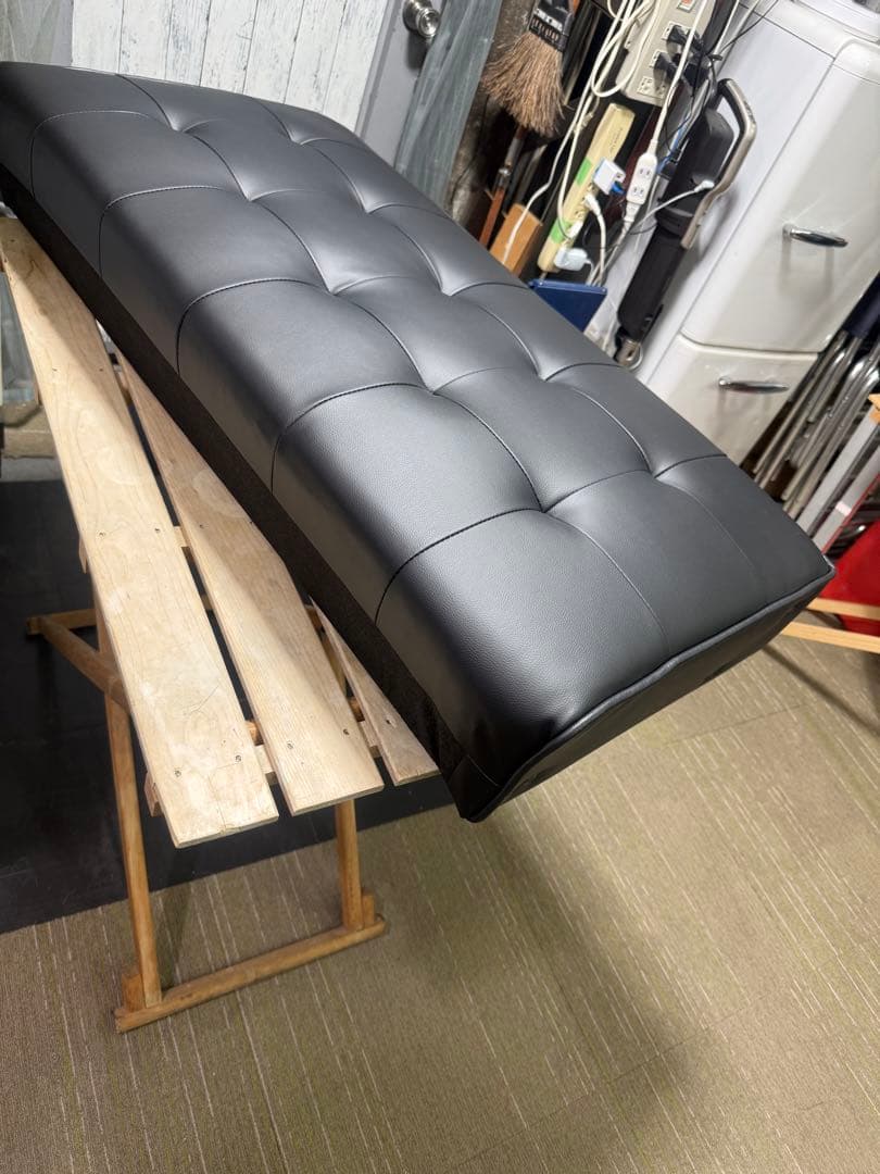 【ほぼ新品】ニトリ　2人掛けソファー（Nシールドルッキ2 BK/MBR）