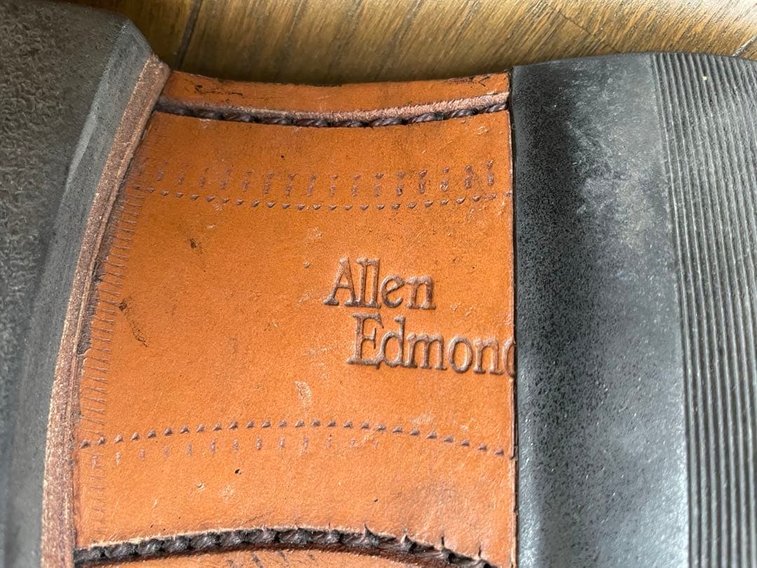 【美品】アレンエドモンズ パークアベニュー US6.5 EE 現行ロゴ