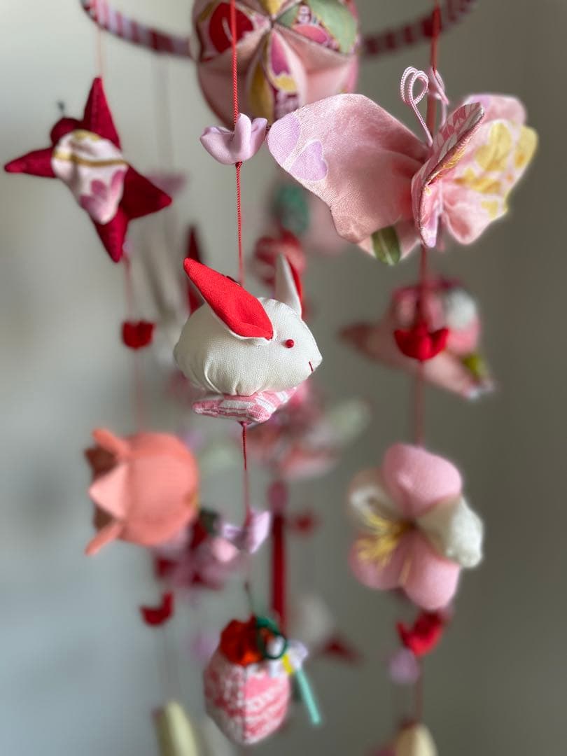 可愛いつるし雛　No.161 ・ひな祭り・桃の節句・正絹つるし飾り・おひなさま