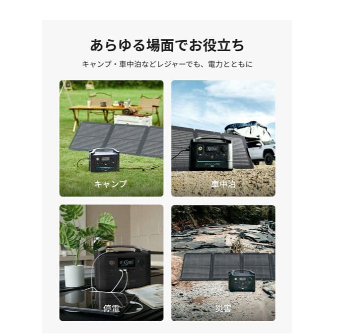 EcoFlow 折りたたみ式ソーラーパネル