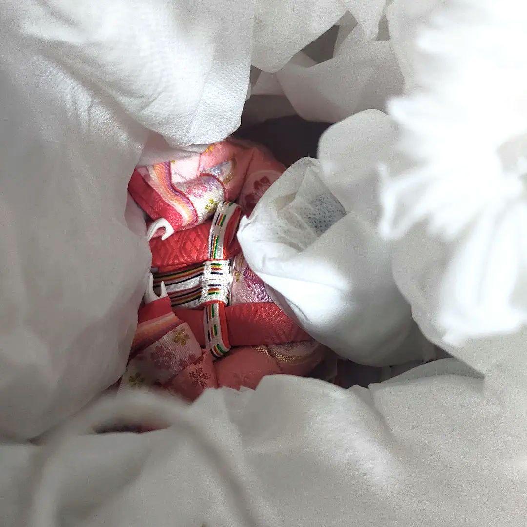 【新品】雛人形 北寿 桐製 刺繍 桜柄 節句 ひな祭り 収納 即配送