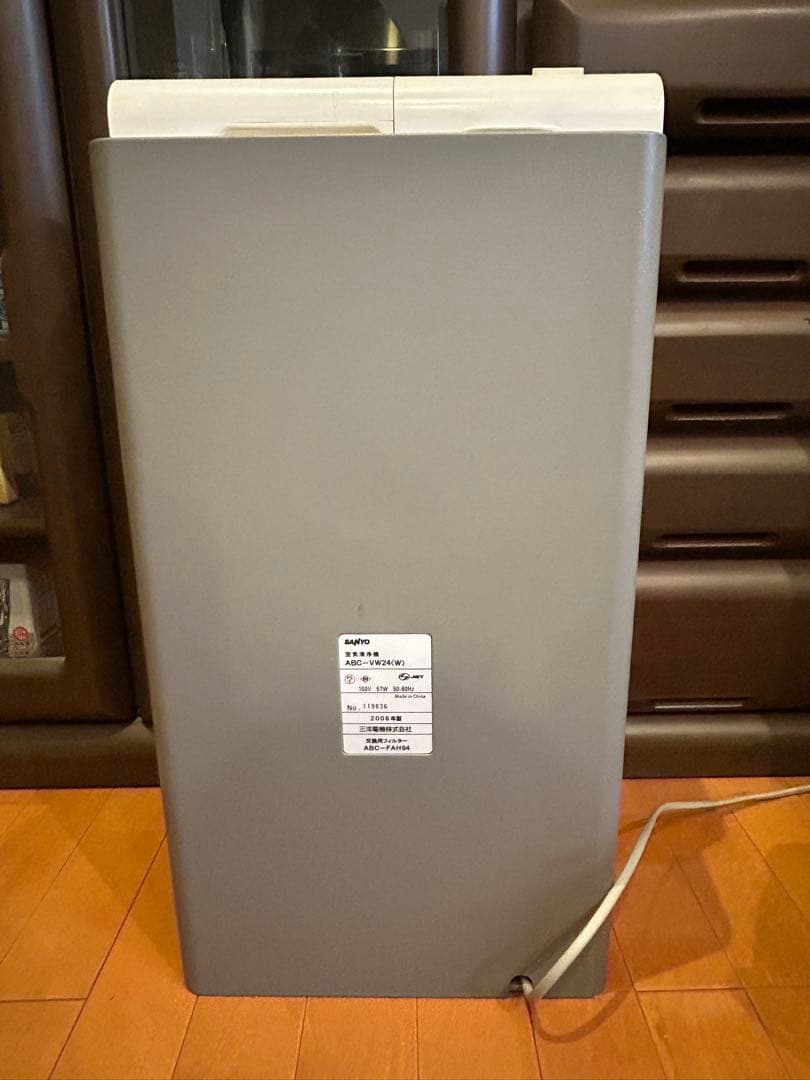 動作品　空気清浄機 サンヨー ABC-VW24 ウイルスウォッシャー