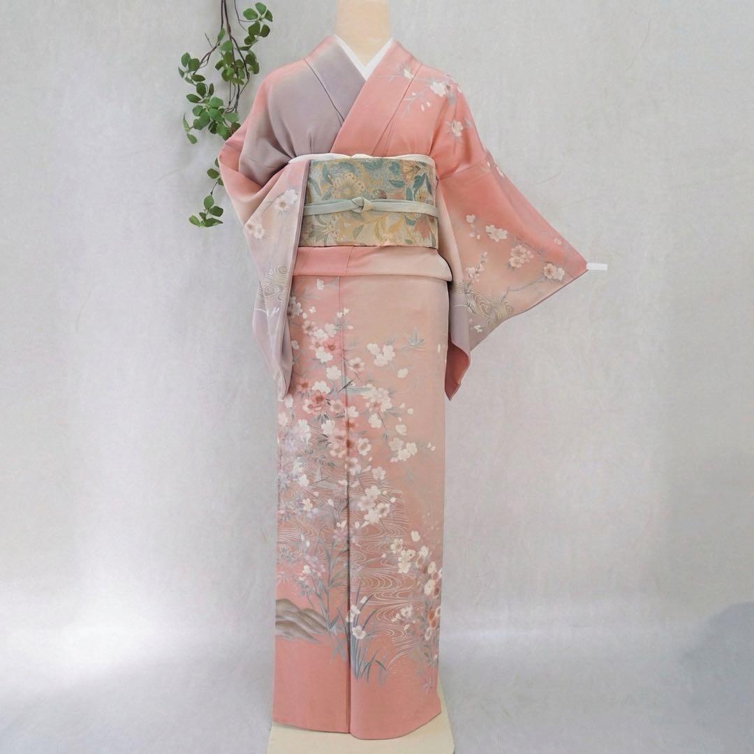訪問着フルセット　296▪︎ 正絹　卒業式　入学式　お宮参り　七五三　披露宴