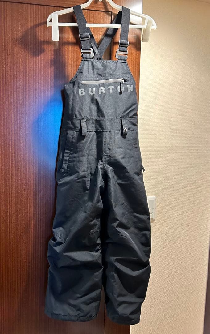 Burton 子ども用スノーボードウェア ビブパンツTrue Black