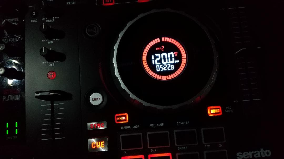 Numark Mixtrack Platinum 動作品 ４デッキ スタンド付