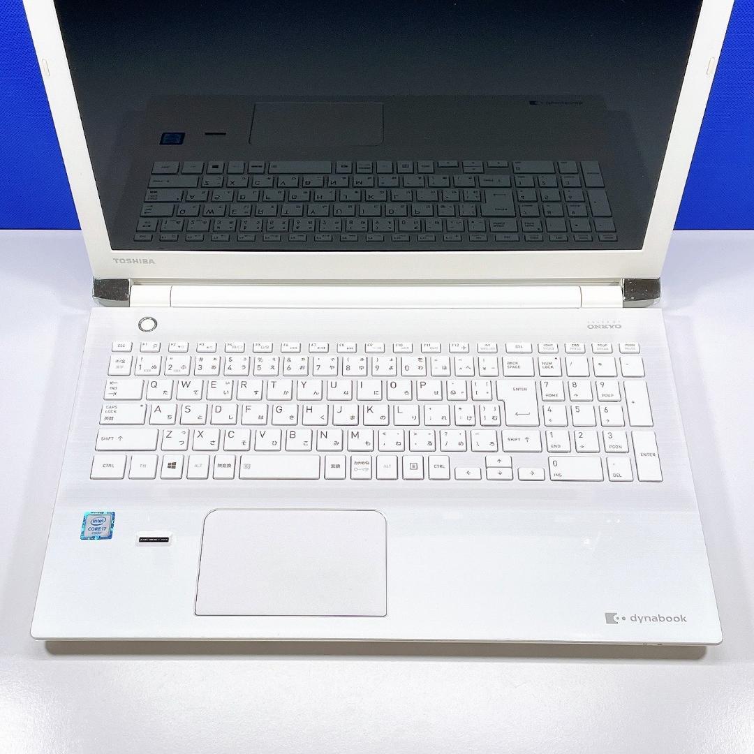 Corei7✨ブルーレイOK✨快速SSD✨Win11東芝白カメラ付ノートパソコン