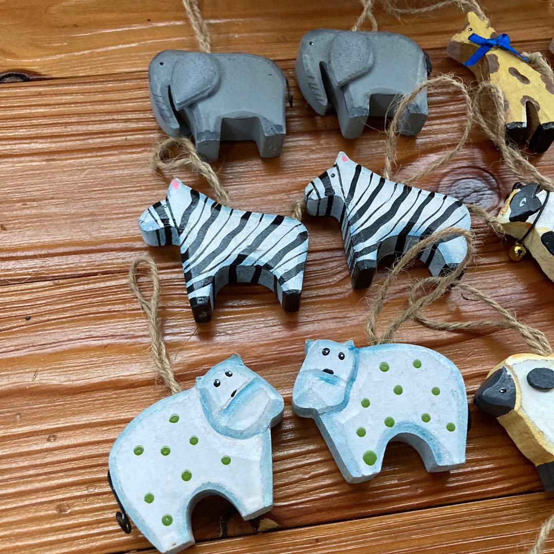 【希少】ノアの方舟　動物　クリスマス飾り　置物　テーブルピース