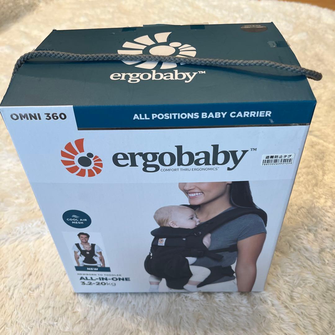 エルゴベビー　オムニ360 クールエアー　メッシュ オニキスブラック　美品✨