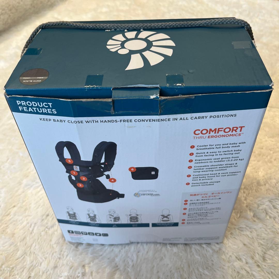 エルゴベビー　オムニ360 クールエアー　メッシュ オニキスブラック　美品✨