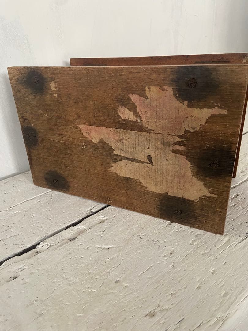 アンティーク　木製ボックス　手工芸　ウッドボックス