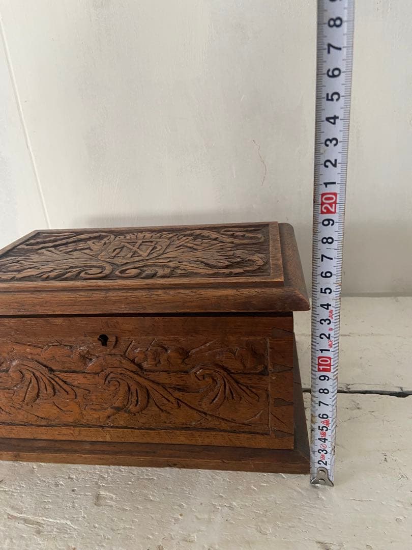 アンティーク　木製ボックス　手工芸　ウッドボックス