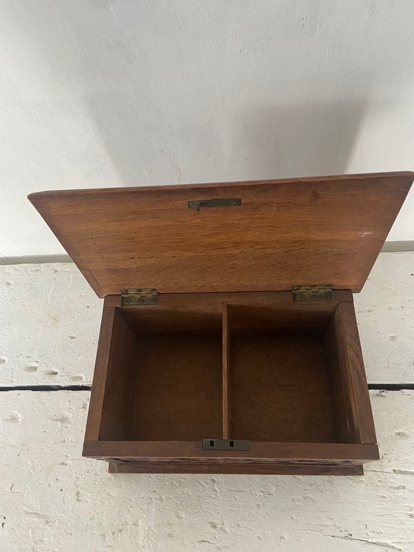 アンティーク　木製ボックス　手工芸　ウッドボックス