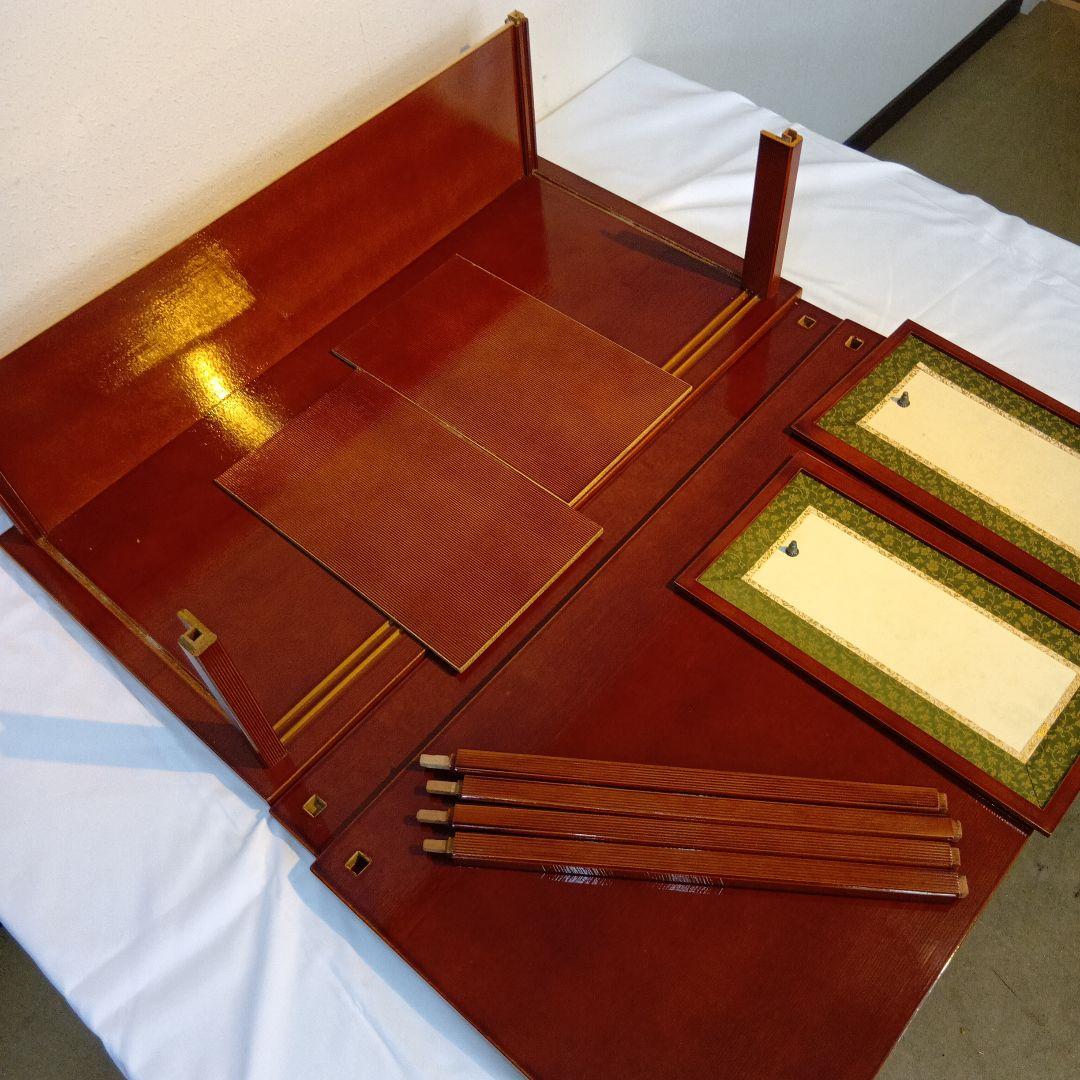 茶道具　紹鴎棚　春慶塗