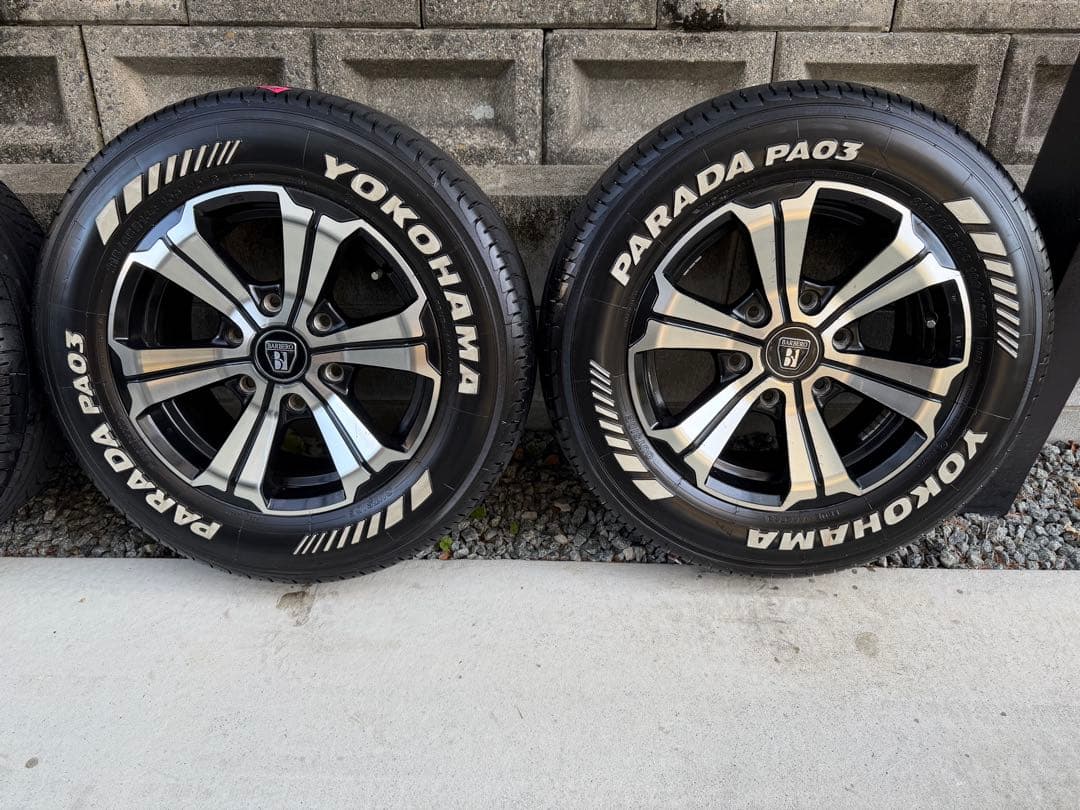 YOKOHAMA PARADA PA03 タイヤホイール4本セット ハイエース