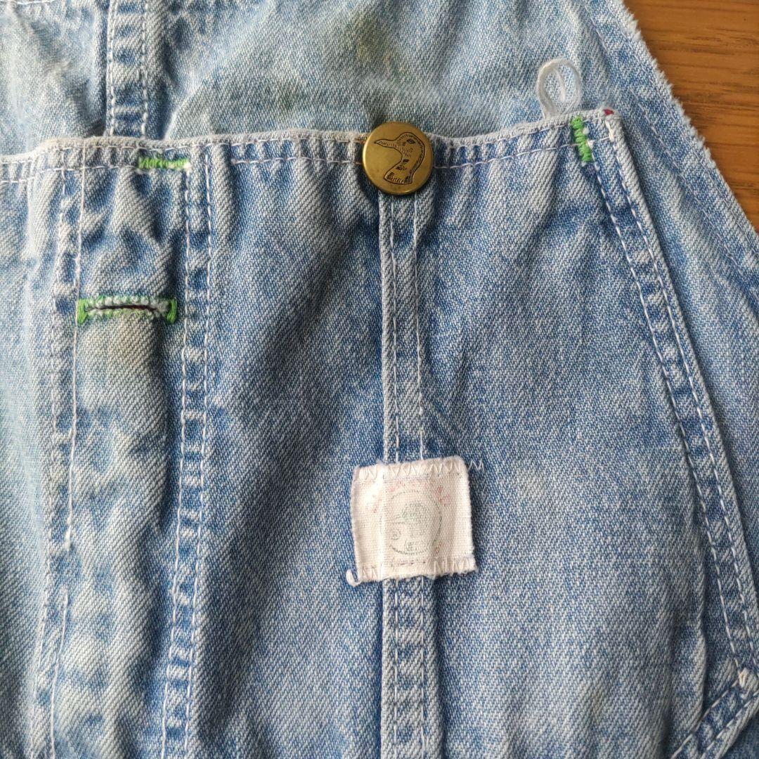 50s　duckhead オーバーオール　ローバック　ヴィンテージ