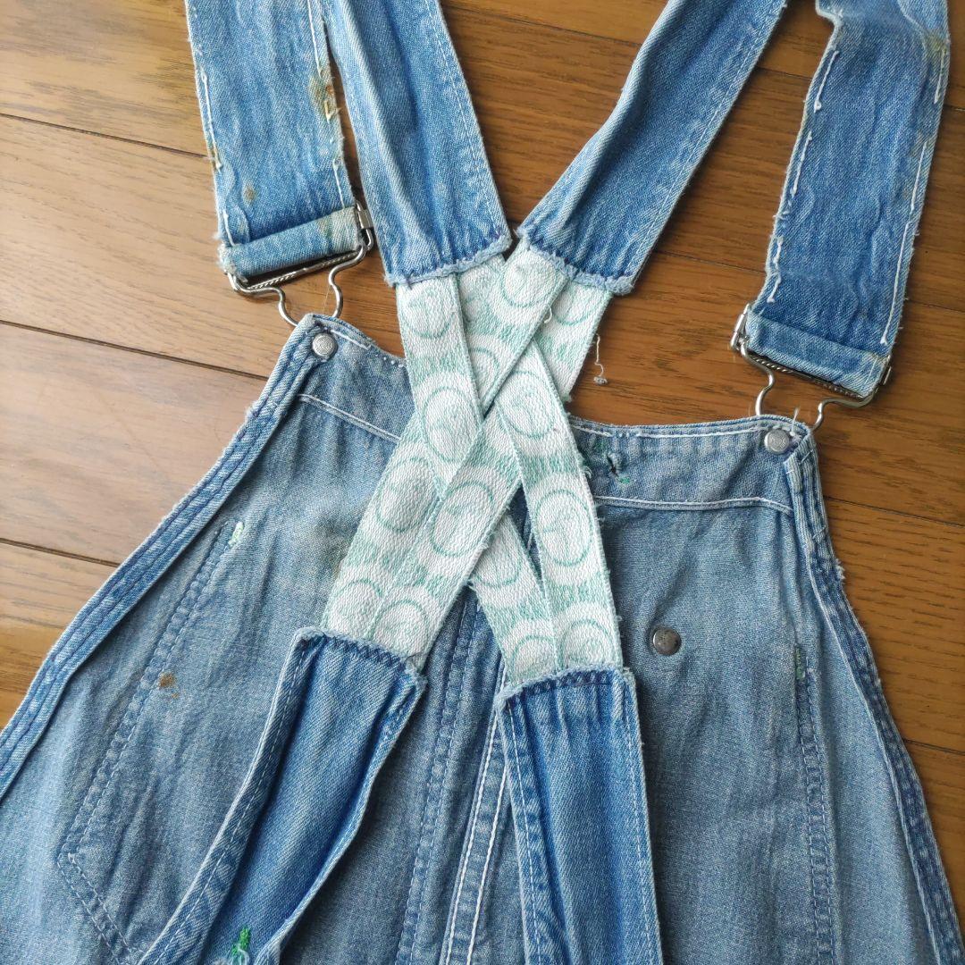50s　duckhead オーバーオール　ローバック　ヴィンテージ