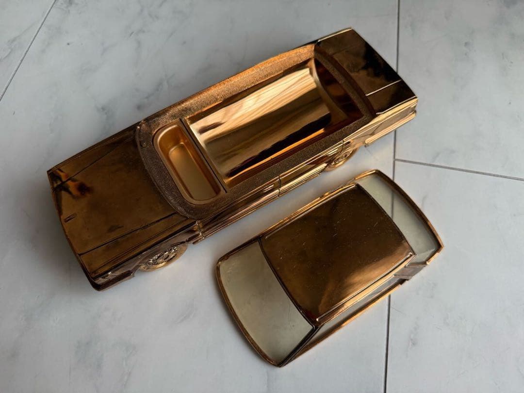 日産 セドリックY30金属製シガレットケース オルゴール 当時物！NISSAN