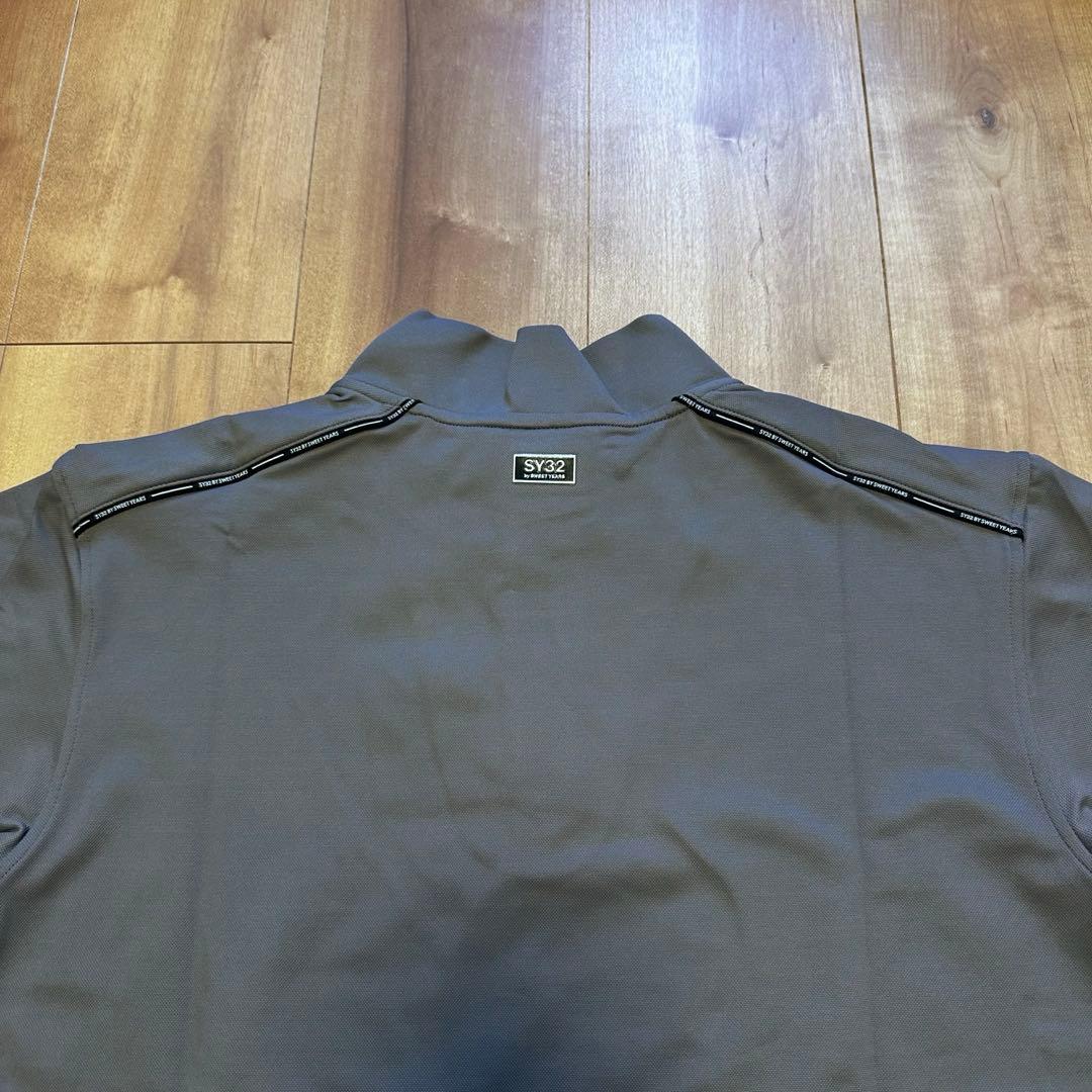 長袖　モックネック　ハーフジップ　メンズ　ゴルフウェア　新品タグ付き　サイズL