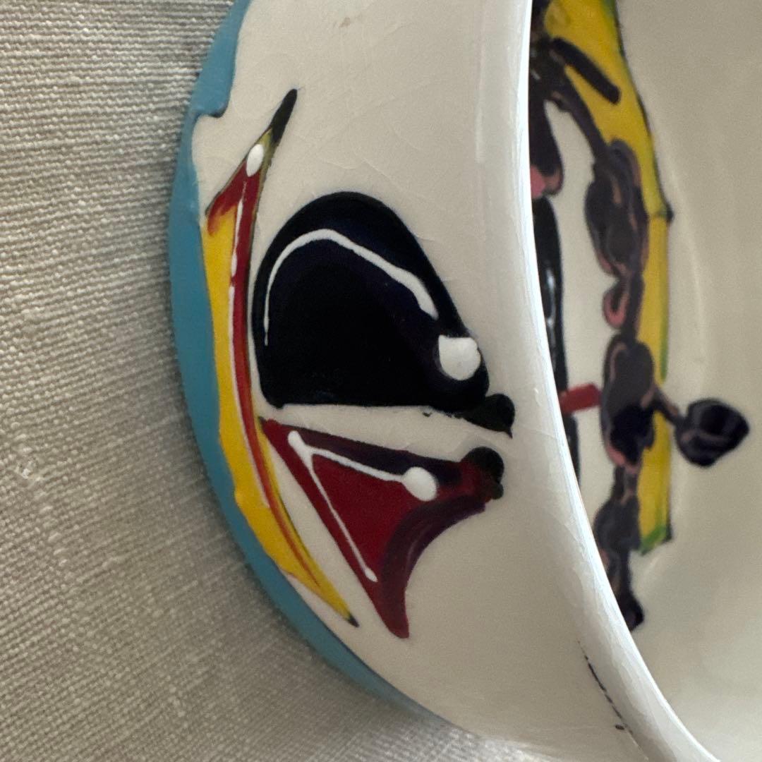 リッツカールトン　パラソルとヨットとトイプードルのデザインの陶器ボウル