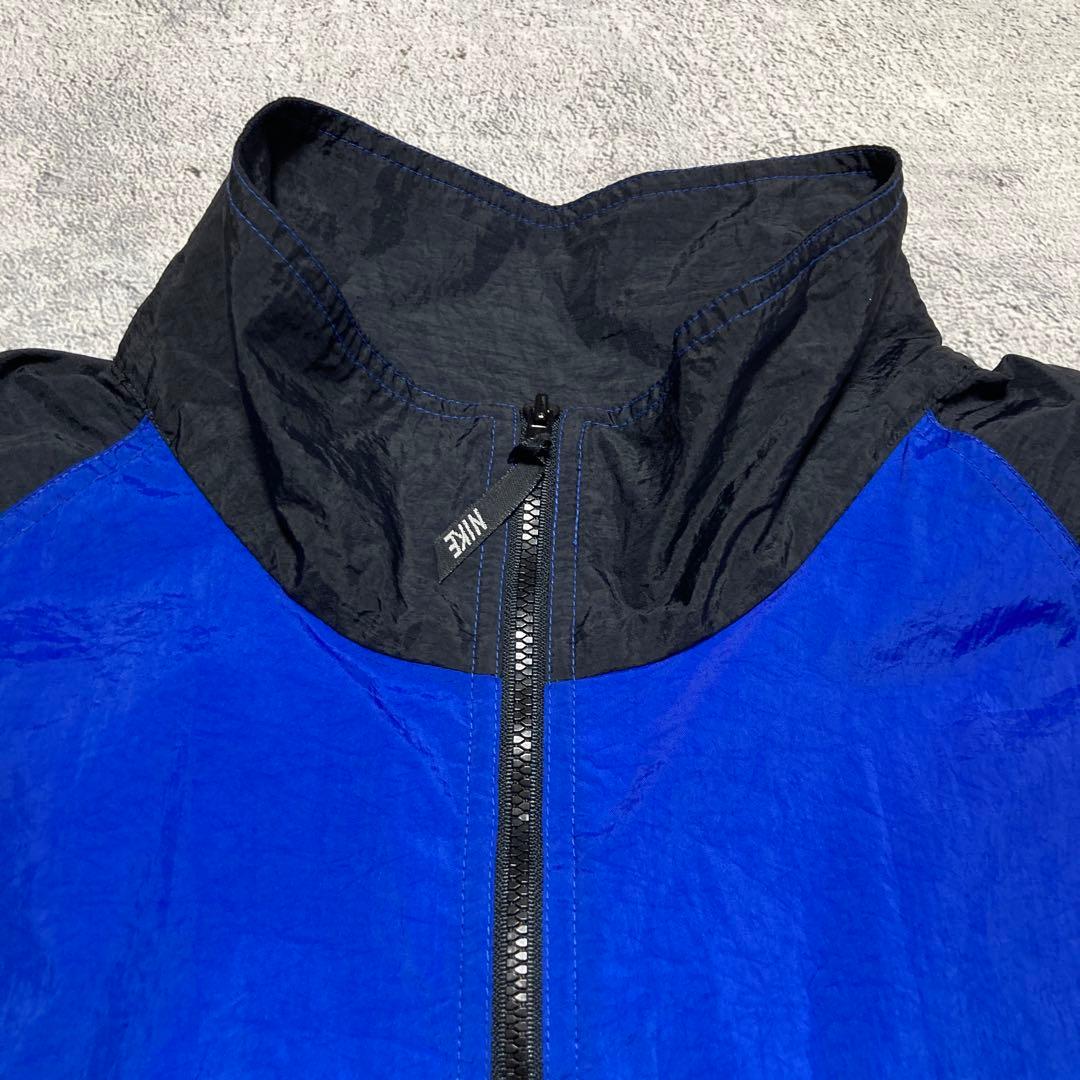 NIKE 90s 銀タグ ナイロンジャケット ビッグスウッシュロゴ XXL