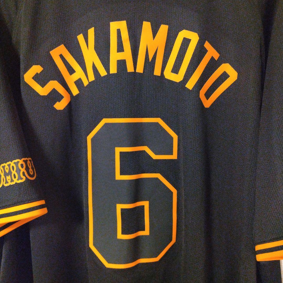 読売ジャイアンツ 坂本勇人 ブラックチャンピオンエンブレム ユニフォーム　XL