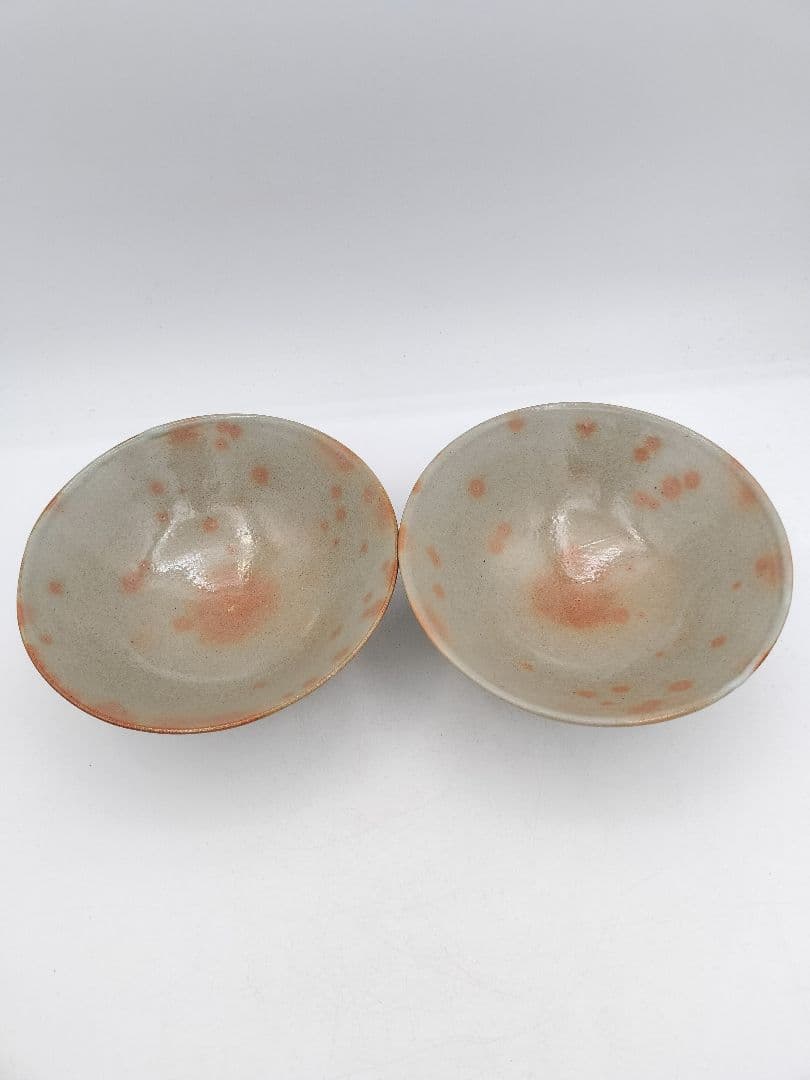 b437 平茶碗 狂言袴 10客 木箱 茶道具 古物