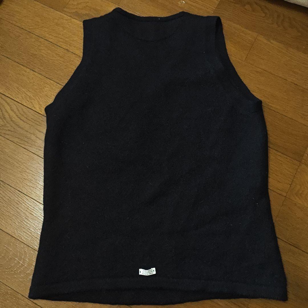 トップス Nigel Cabourn Alpaca wool Navy Vest