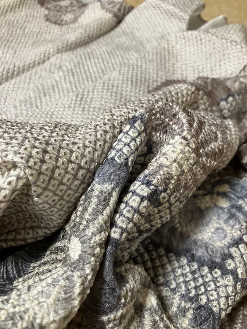 藤娘きぬたや　正絹　総絞り訪問着