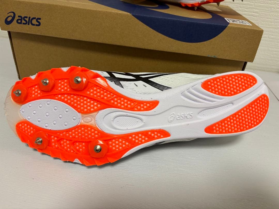 【新品】ASICS GUN LAP 3 スパイク28.0cm ホワイト 陸上