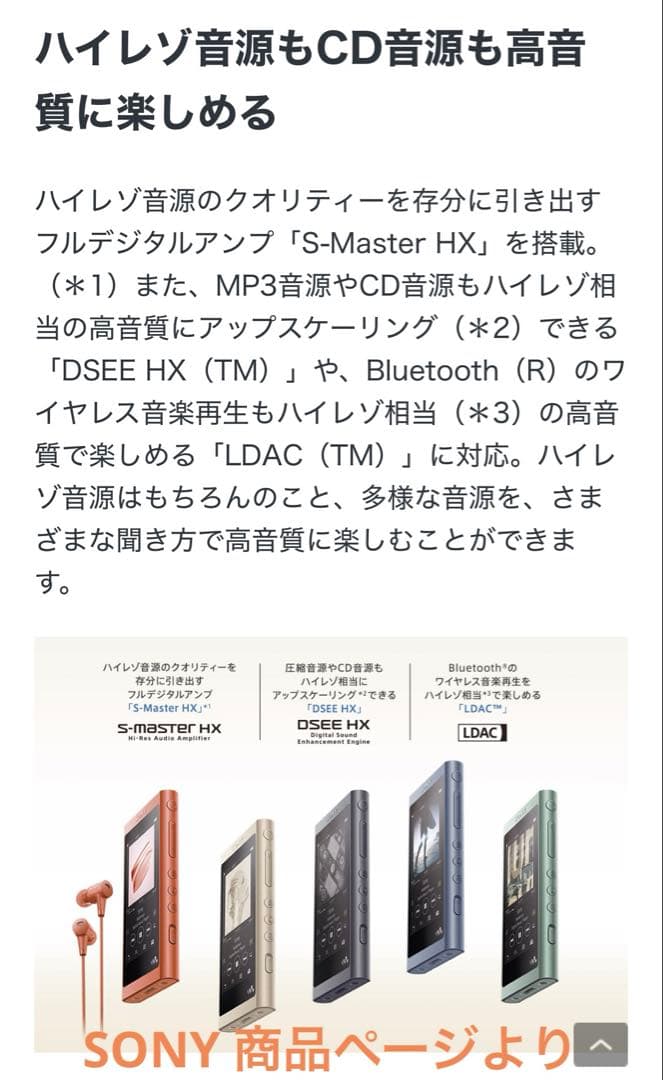 Walkman NW-A55 ムーンリッドブルー