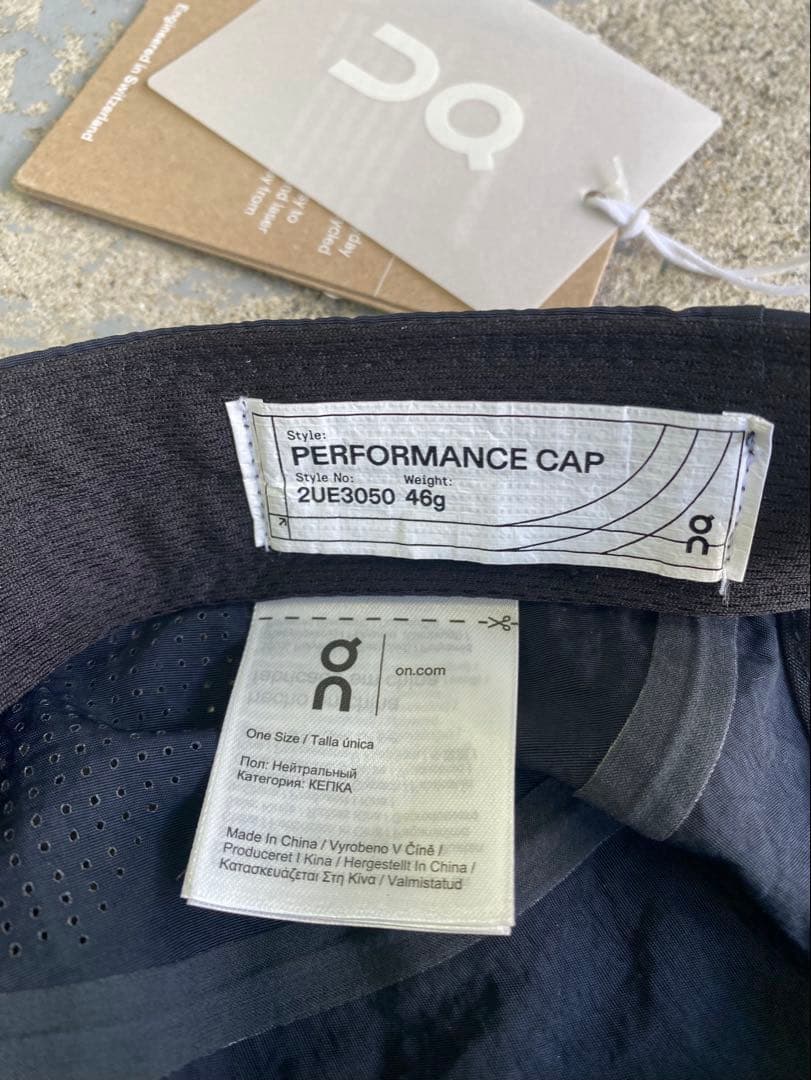 On Performance Cap ブラック 新品未使用
