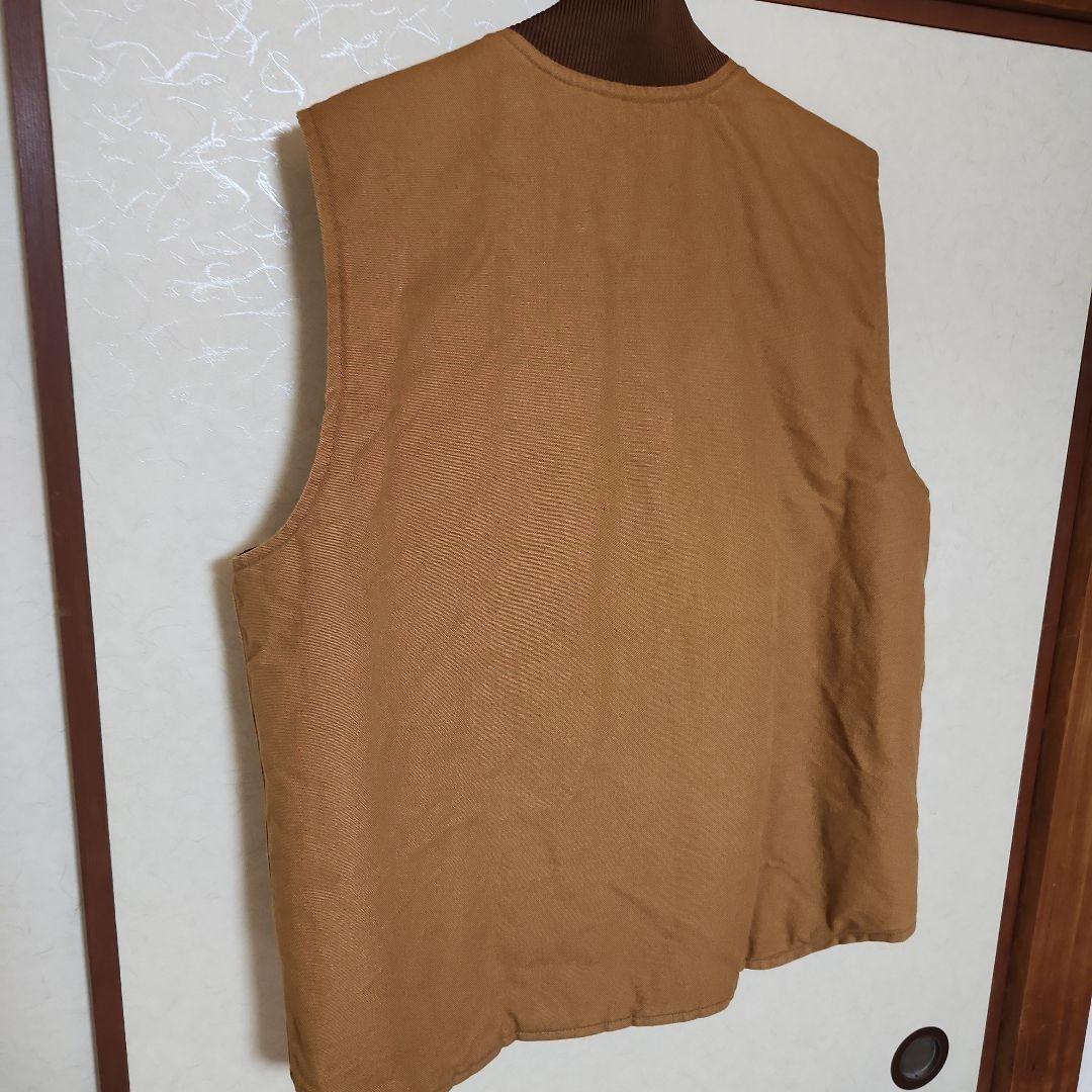 Carhartt ブラウン ダックベスト