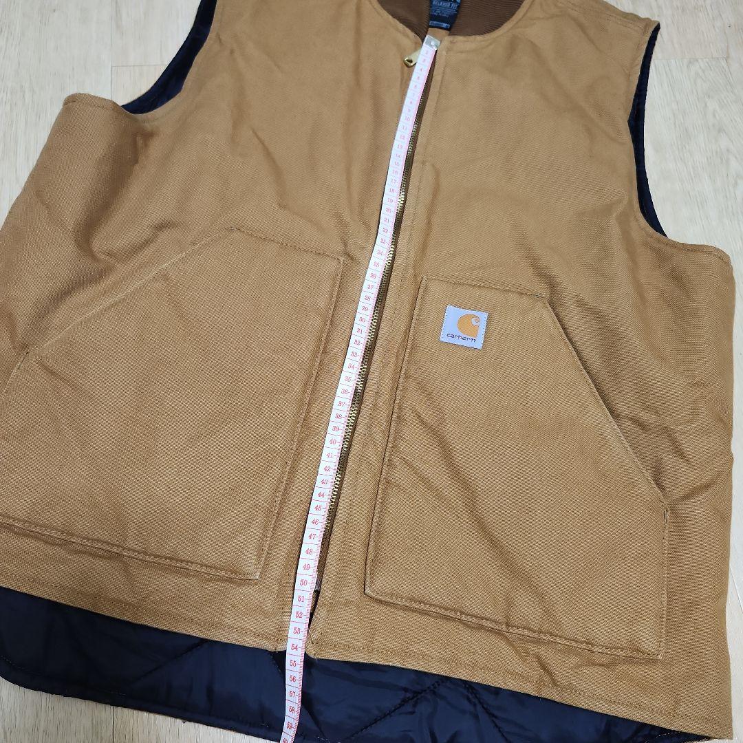 Carhartt ブラウン ダックベスト