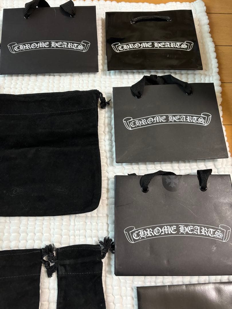 【クロムハーツ】皮袋30枚　シルバー磨き　紙袋