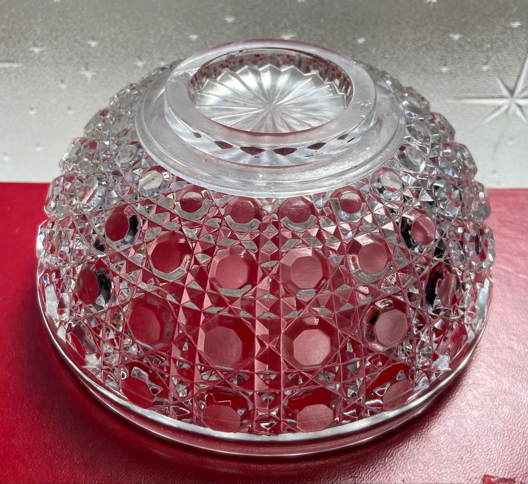 バカラ　ダイヤモンドピエーリー　ボウル　オールドバカラ Baccarat 小鉢