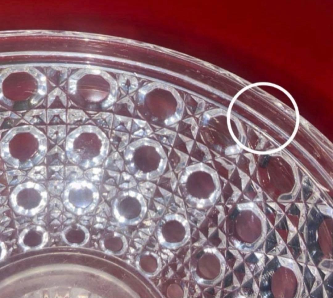 バカラ　ダイヤモンドピエーリー　ボウル　オールドバカラ Baccarat 小鉢