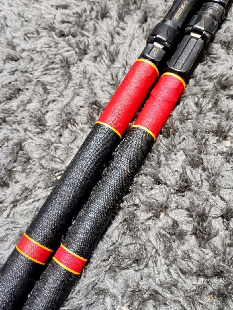 がまかつ がま磯 中硬2号5m & 硬調4号5m　まとめて2本