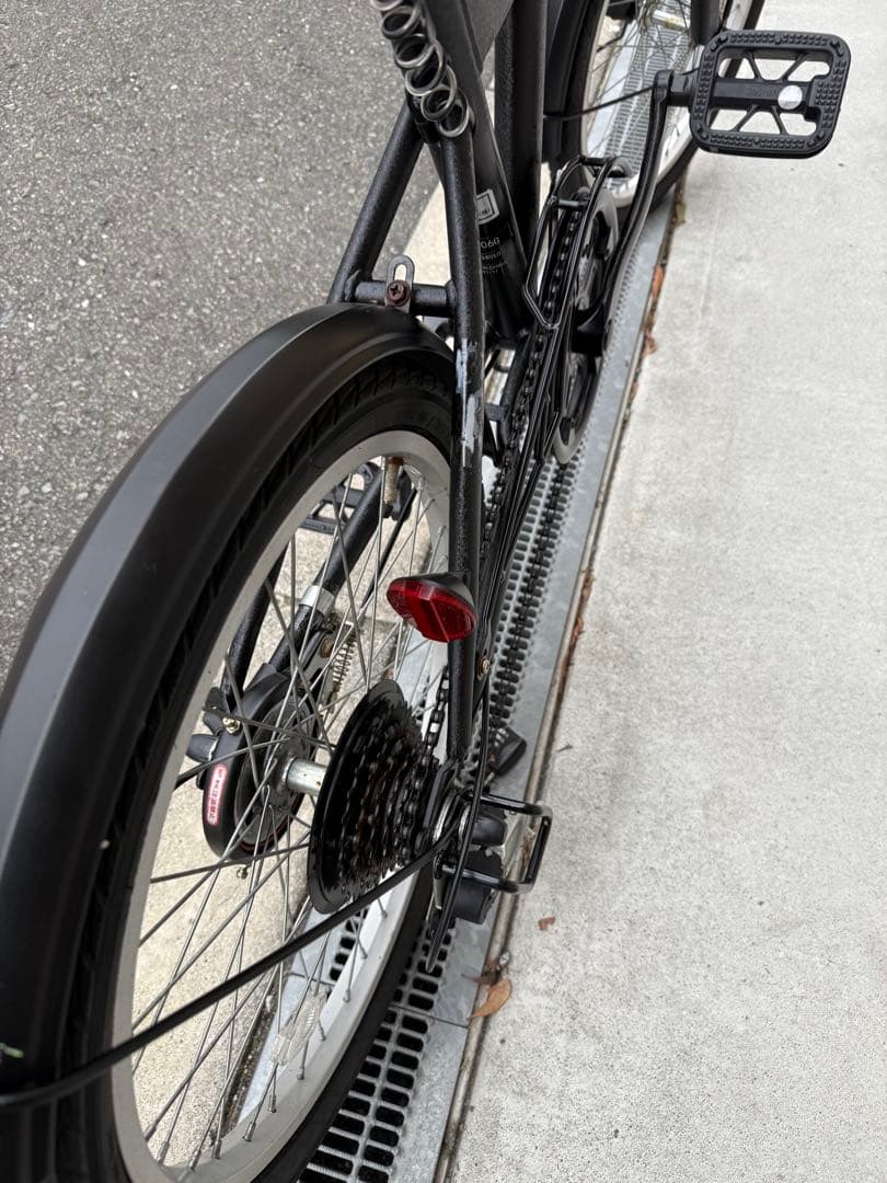 100 自転車 大阪市 【引取り限定】 20インチ 変速付き 折りたたみ