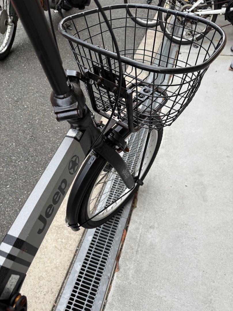 100 自転車 大阪市 【引取り限定】 20インチ 変速付き 折りたたみ