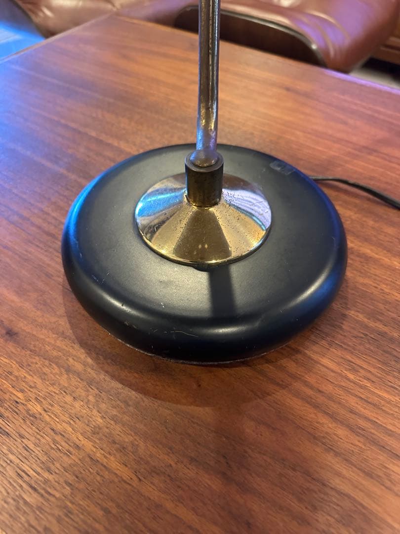 1950年代　ミッドセンチュリー　ソーサーメッシュ　デスクランプ　ヴィンテージ