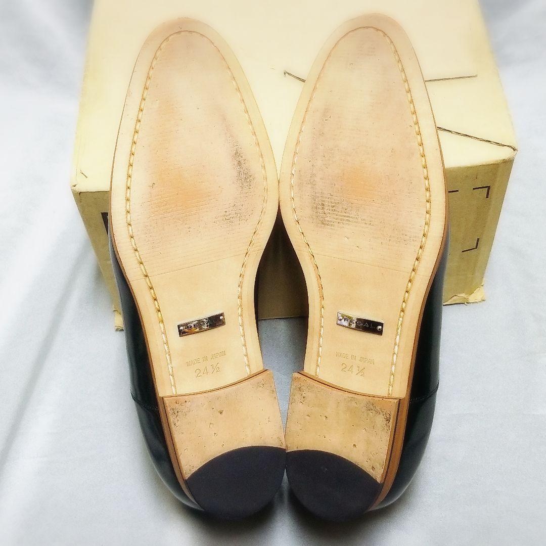 リーガル ストレートチップ シューズ ガラスレザー 日本製 Regal 245