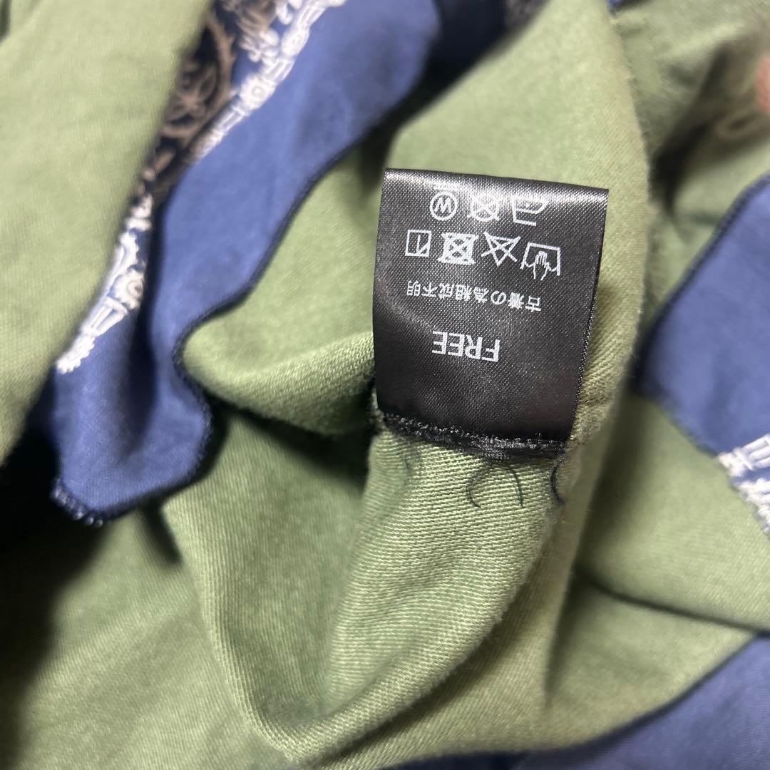 OLDPARK オリーブグリーン Vネックベスト　ランドリーベスト