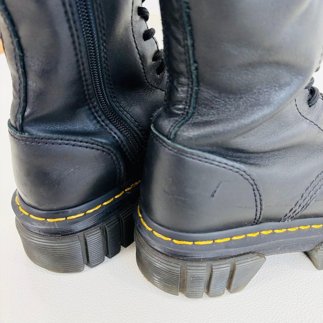 2735　ドクターマーチン AUDRICK ロングブーツ 20ホール　厚底ブーツ