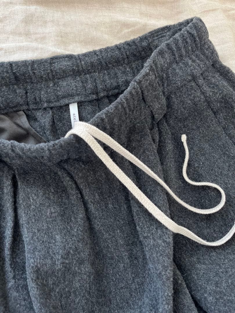 atelier naruseアトリエナルセ◼︎ラムウールワイドパンツ◼︎ガウチョ