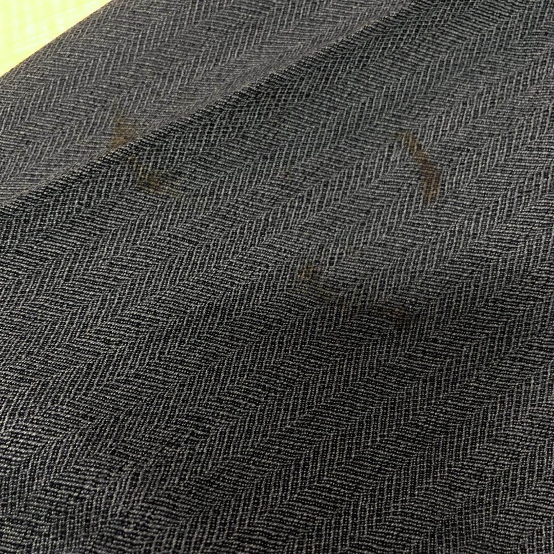 90s Burberrys ヘリンボーン柄ダブルセットスーツ グレー/VW177