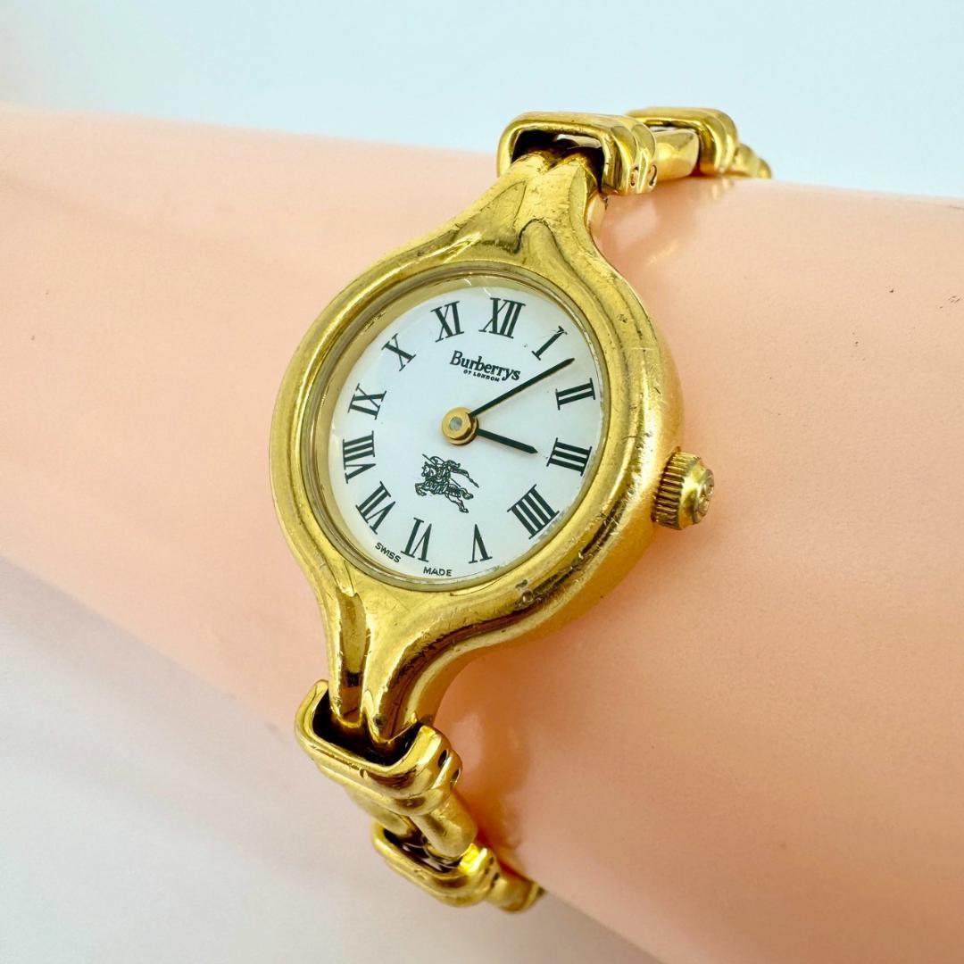 【新品電池】Burberrys バーバリー 腕時計 7000 ゴールド