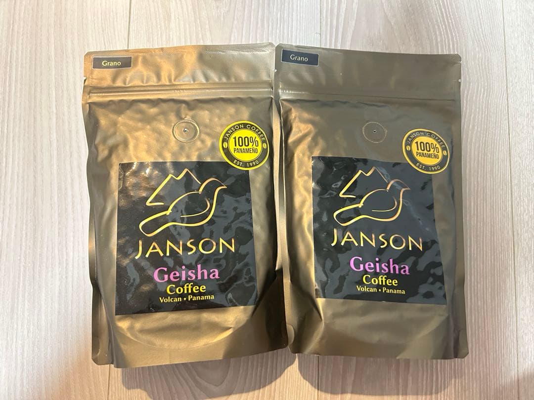 Janson Geisha Coffee ゲイシャ100%珈琲　200g 2袋