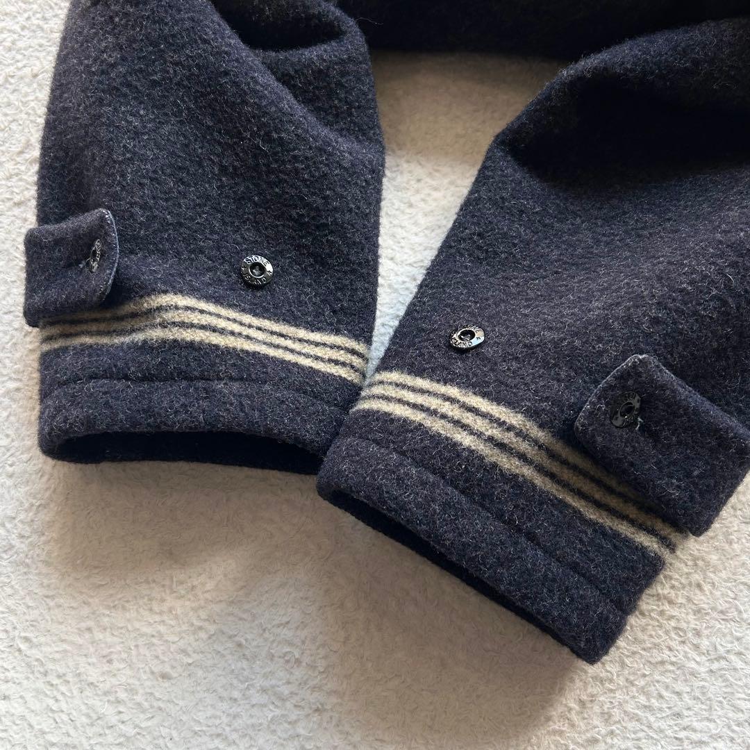 94AW　ストーンアイランド　ダッフルコート　グリーンエッジ　ネイビー　M　名作