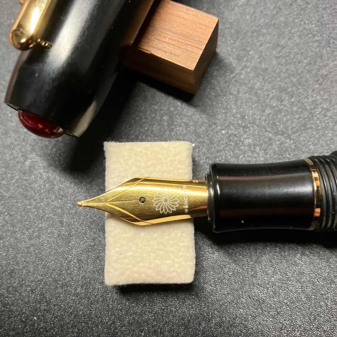 ワンチャー製ベークライト七宝万年筆　Ｍ中字 新品未使用品　インクオマケ付き