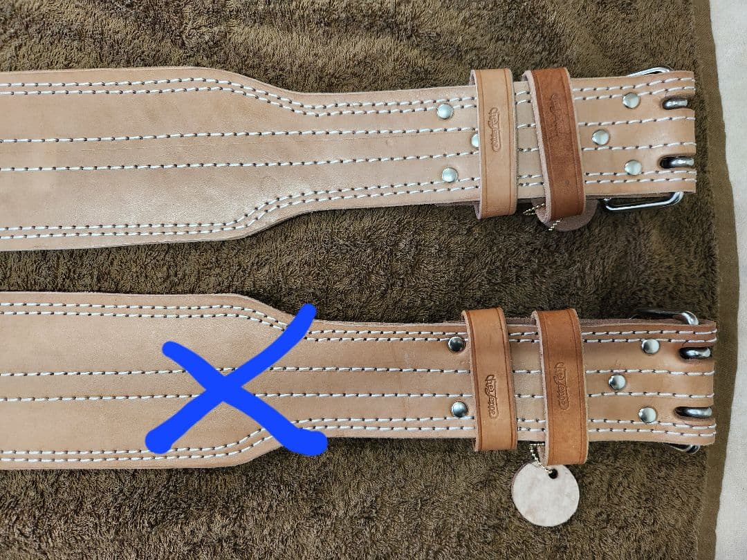 残り1本AmericanDreamアメリカンドリーム トレーニングベルトLサイズ